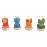 Wooden Small Screw on Animal Blocks Wooden Small Screw on Animal Blocks